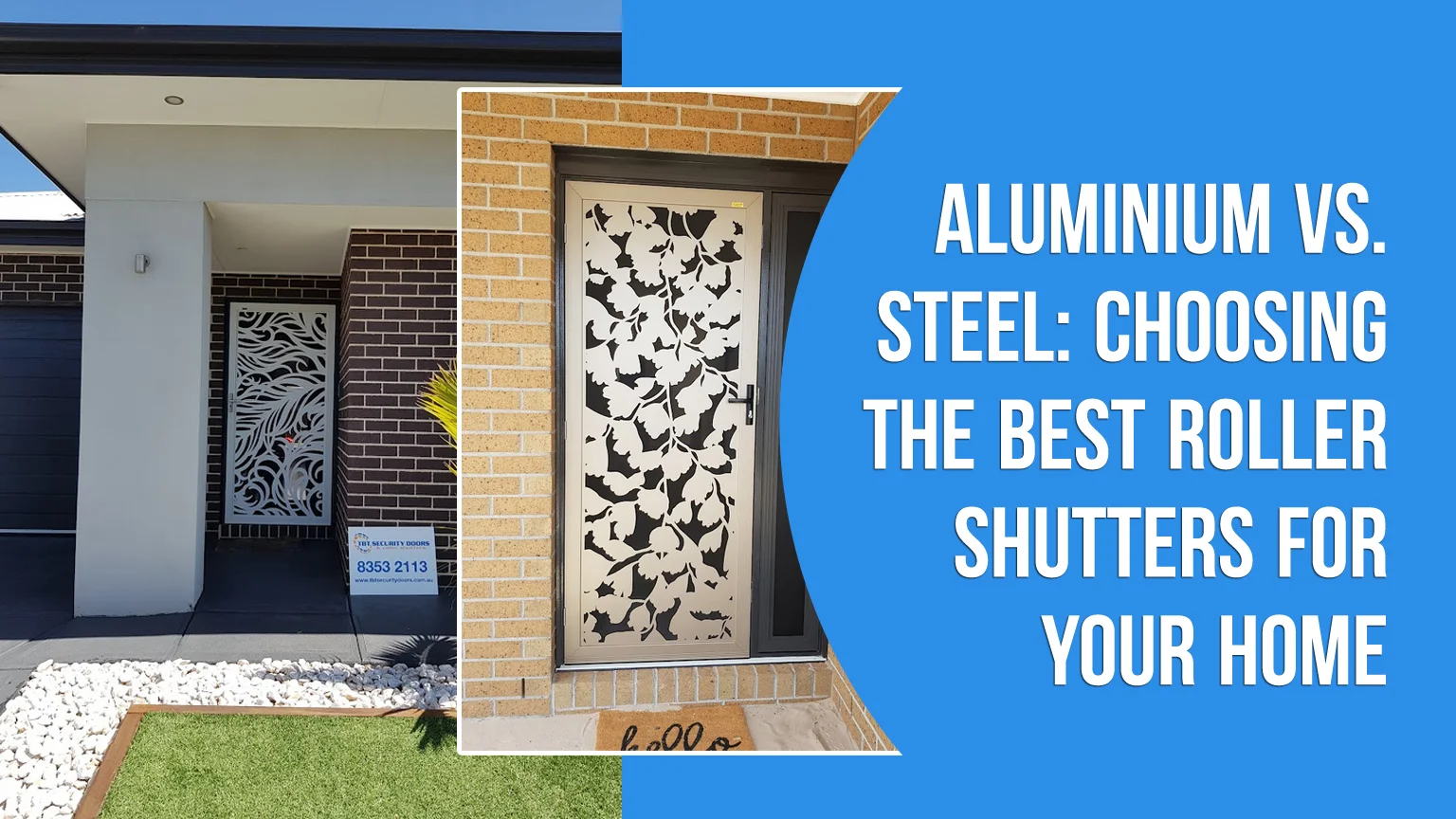 Aluminium TBT Security Doors